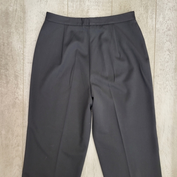 F by Faconnable Black Ankle Crop Pants Slacks Size 6 - Picture 5 of 7